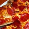 Eating Italian Pizza at Pontillo's Pizzeria restaurant in Penfield, NY.